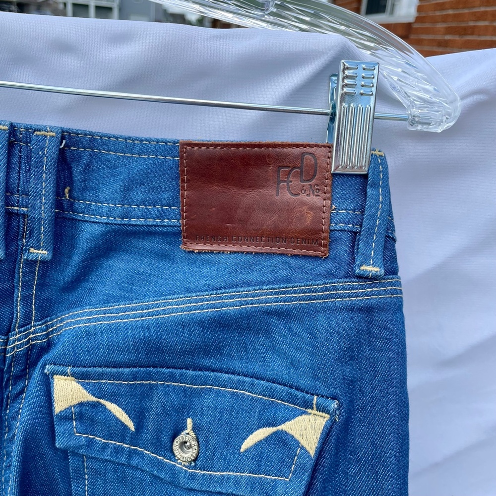 French Connection Boot Flare In Solid True Blue - image 8